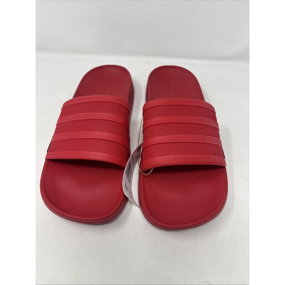 Adidas Adilette Comfort Slides Red Men’s 12 Women’s 13